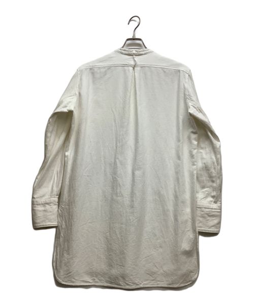 SUS-SOUS（シュス）SUS-SOUS (シュス) ハーフボタンシャツ ホワイト サイズ:表記:7の古着・服飾アイテム