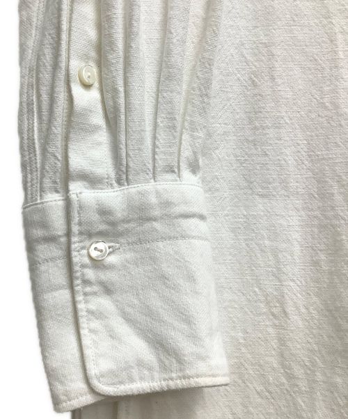 SUS-SOUS（シュス）SUS-SOUS (シュス) ハーフボタンシャツ ホワイト サイズ:表記:7の古着・服飾アイテム