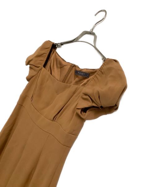 FOXEY（フォクシー）FOXEY (フォクシー) ワンピース ブラウン サイズ:38の古着・服飾アイテム