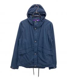 THE NORTHFACE PURPLELABEL（ザ・ノースフェイス パープルレーベル）の古着「インディゴマウンテンウィンドパーカー」｜ネイビー