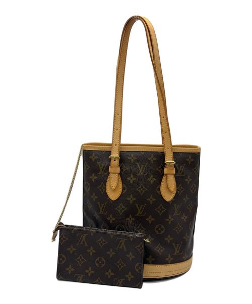 LOUIS VUITTON（ルイ ヴィトン）LOUIS VUITTON (ルイ ヴィトン) バケットPM ブラウンの古着・服飾アイテム