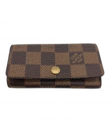 LOUIS VUITTON（ルイ ヴィトン）の古着「4連キーケース ダミエ ミュルティクレ4」｜ブラウン