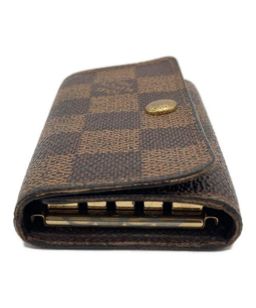 LOUIS VUITTON（ルイ ヴィトン）LOUIS VUITTON (ルイ ヴィトン) 4連キーケース ダミエ ミュルティクレ4 ブラウンの古着・服飾アイテム