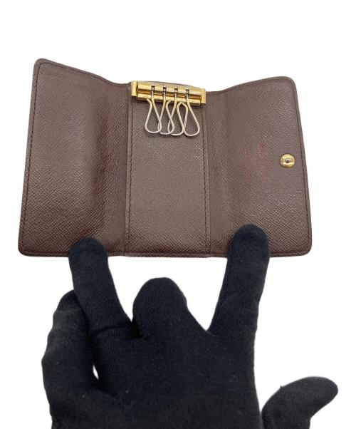 LOUIS VUITTON（ルイ ヴィトン）LOUIS VUITTON (ルイ ヴィトン) 4連キーケース ダミエ ミュルティクレ4 ブラウンの古着・服飾アイテム