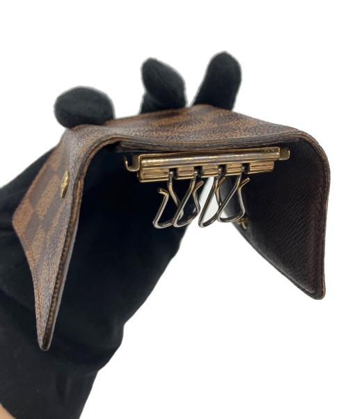 LOUIS VUITTON（ルイ ヴィトン）LOUIS VUITTON (ルイ ヴィトン) 4連キーケース ダミエ ミュルティクレ4 ブラウンの古着・服飾アイテム