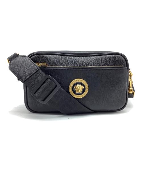 VERSACE（ヴェルサーチェ）VERSACE (ヴェルサーチ) ショルダーバッグ ブラックの古着・服飾アイテム