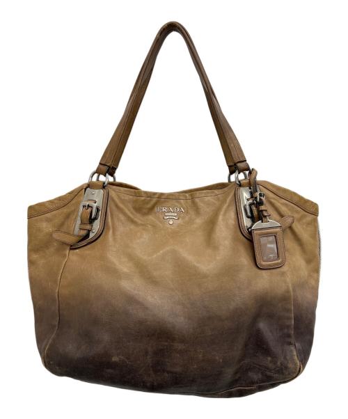 PRADA（プラダ）PRADA (プラダ) トートバッグ ブラウンの古着・服飾アイテム