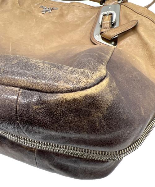 PRADA（プラダ）PRADA (プラダ) トートバッグ ブラウンの古着・服飾アイテム