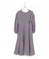 ELENDEEK (エレンディーク) ウェーブボリュームスリーブワンピース ラベンダー サイズ:S 未使用品：5000円