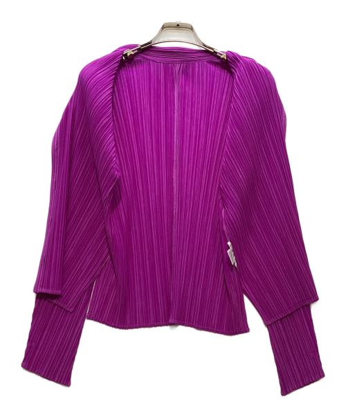 PLEATS PLEASE（プリーツプリーズ）PLEATS PLEASE (プリーツプリーズ) プリーツシャツ パープル サイズ:サイズ3の古着・服飾アイテム