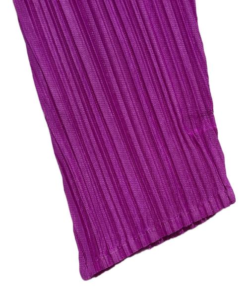 PLEATS PLEASE（プリーツプリーズ）PLEATS PLEASE (プリーツプリーズ) プリーツシャツ パープル サイズ:サイズ3の古着・服飾アイテム