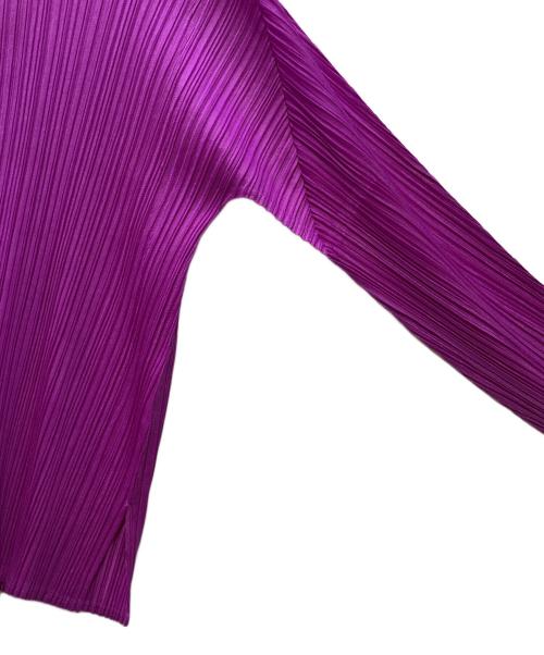 PLEATS PLEASE（プリーツプリーズ）PLEATS PLEASE (プリーツプリーズ) プリーツシャツ パープル サイズ:サイズ3の古着・服飾アイテム