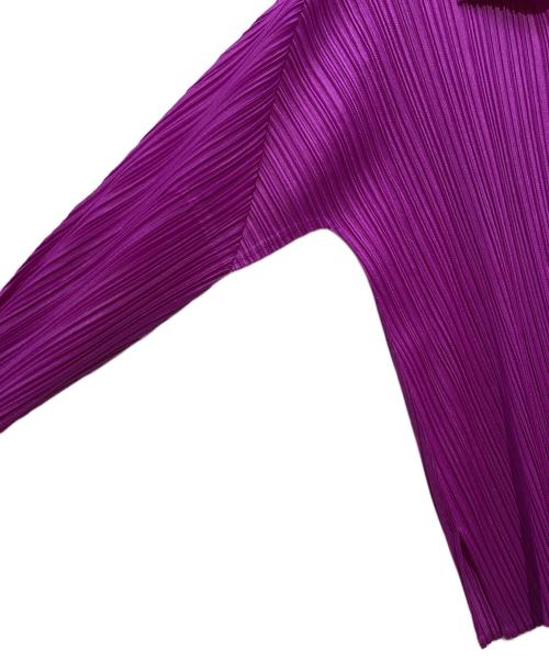 PLEATS PLEASE（プリーツプリーズ）PLEATS PLEASE (プリーツプリーズ) プリーツシャツ パープル サイズ:サイズ3の古着・服飾アイテム