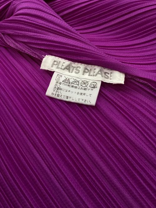 PLEATS PLEASE（プリーツプリーズ）PLEATS PLEASE (プリーツプリーズ) プリーツシャツ パープル サイズ:サイズ3の古着・服飾アイテム
