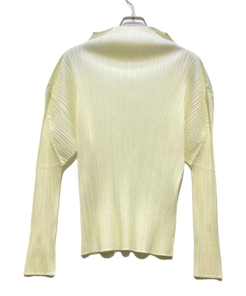 PLEATS PLEASE（プリーツプリーズ）PLEATS PLEASE (プリーツプリーズ) ボトルネックプリーツカットソー ホワイト サイズ:サイズ3の古着・服飾アイテム