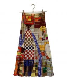 PLEATS PLEASE（プリーツプリーズ）の古着「プリーツスカート」｜マルチカラー