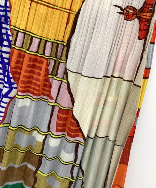 PLEATS PLEASE（プリーツプリーズ）PLEATS PLEASE (プリーツプリーズ) プリーツスカート マルチカラー サイズ:2の古着・服飾アイテム