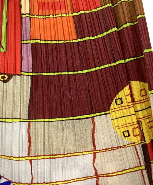 PLEATS PLEASE（プリーツプリーズ）PLEATS PLEASE (プリーツプリーズ) プリーツスカート マルチカラー サイズ:2の古着・服飾アイテム