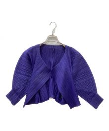 PLEATS PLEASE（プリーツプリーズ）の古着「プリーツボレロ」｜ネイビー