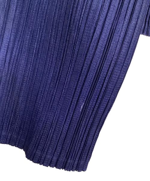 PLEATS PLEASE（プリーツプリーズ）PLEATS PLEASE (プリーツプリーズ) プリーツボレロ ネイビー サイズ:3の古着・服飾アイテム
