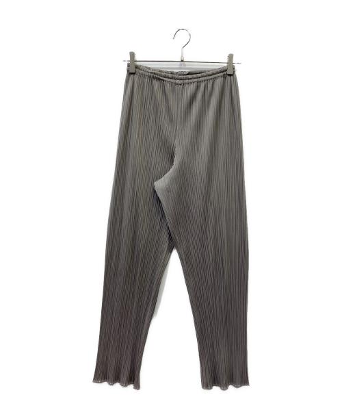 PLEATS PLEASE（プリーツプリーズ）PLEATS PLEASE (プリーツプリーズ) プリーツパンツ グレー サイズ:3の古着・服飾アイテム