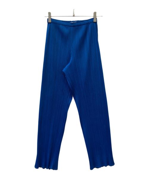 PLEATS PLEASE（プリーツプリーズ）PLEATS PLEASE (プリーツプリーズ) プリーツパンツ ブルー サイズ:1の古着・服飾アイテム