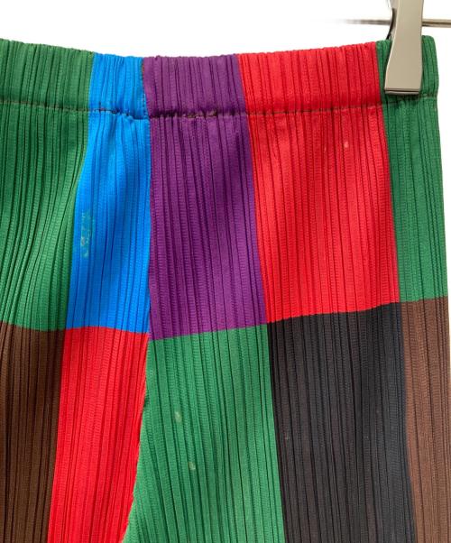 PLEATS PLEASE（プリーツプリーズ）PLEATS PLEASE (プリーツプリーズ) プリーツパンツ マルチカラー サイズ:1の古着・服飾アイテム