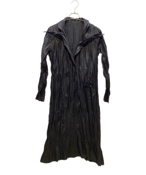 PLEATS PLEASE（プリーツプリーズ）PLEATS PLEASE (プリーツプリーズ) シャツコート ブラック サイズ:3の古着・服飾アイテム