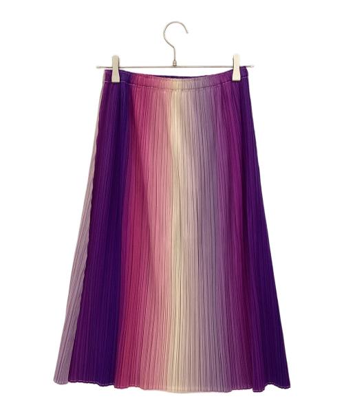 PLEATS PLEASE（プリーツプリーズ）PLEATS PLEASE (プリーツプリーズ) プリーツスカート パープル サイズ:1の古着・服飾アイテム