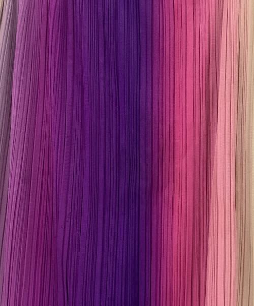 PLEATS PLEASE（プリーツプリーズ）PLEATS PLEASE (プリーツプリーズ) プリーツスカート パープル サイズ:1の古着・服飾アイテム