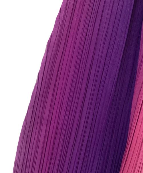 PLEATS PLEASE（プリーツプリーズ）PLEATS PLEASE (プリーツプリーズ) プリーツスカート パープル サイズ:1の古着・服飾アイテム