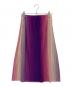 PLEATS PLEASE（プリーツプリーズ）の古着「プリーツスカート」｜パープル