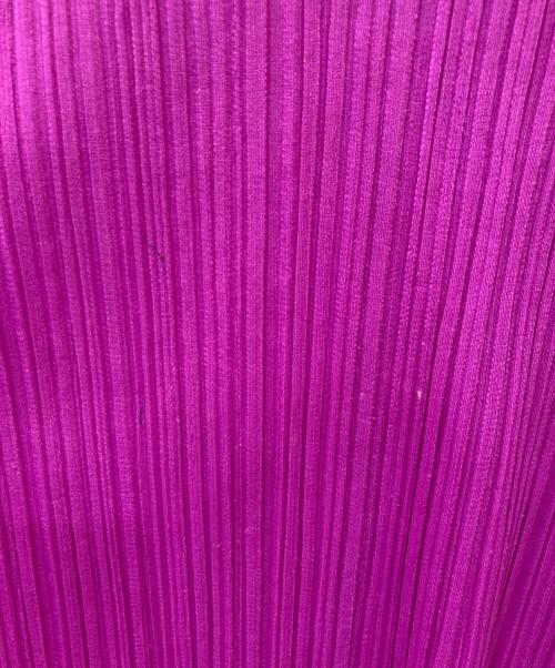 PLEATS PLEASE（プリーツプリーズ）PLEATS PLEASE (プリーツプリーズ) ロングスリーブプリーツカットソー パープル サイズ:3の古着・服飾アイテム