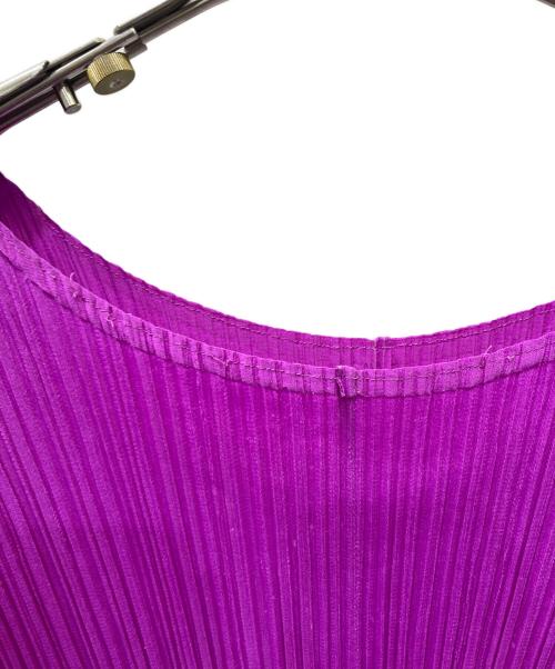 PLEATS PLEASE（プリーツプリーズ）PLEATS PLEASE (プリーツプリーズ) ロングスリーブプリーツカットソー パープル サイズ:3の古着・服飾アイテム