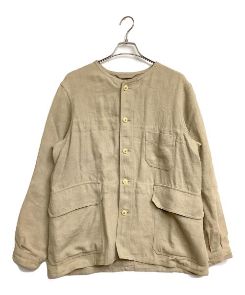 NIGEL CABOURN（ナイジェルケーボン）NIGEL CABOURN (ナイジェルケーボン) FRENCH WORK JACKET LINEN アイボリー サイズ:freeの古着・服飾アイテム