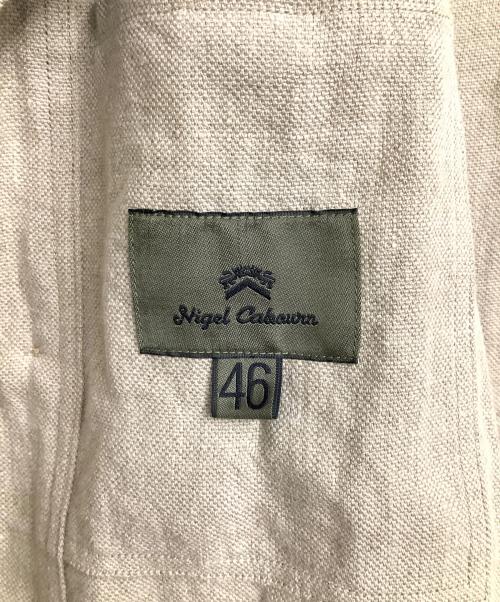 NIGEL CABOURN（ナイジェルケーボン）NIGEL CABOURN (ナイジェルケーボン) FRENCH WORK JACKET LINEN アイボリー サイズ:freeの古着・服飾アイテム