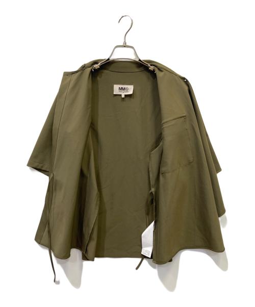 MM6 Maison Margiela（エムエムシックスメゾンマルジェラ）MM6 Maison Margiela (エムエムシックス メゾンマルジェラ) 半袖シャツ オリーブ サイズ:40の古着・服飾アイテム