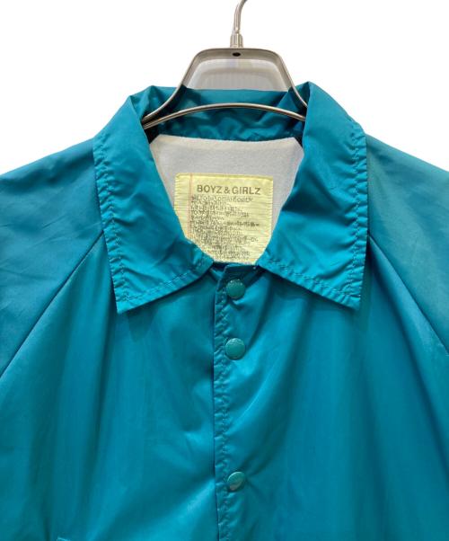 BOYZ&GIRLZ（ボーイズアンドガールズ）BOYZ&GIRLZ (ボーイズアンドガールズ) コーチジャケット グリーン サイズ:Sの古着・服飾アイテム