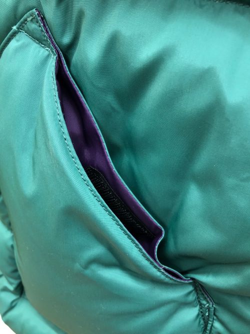 WAREHOUSE（ウエアハウス）WAREHOUSE (ウエアハウス) RockyMountainFeatherBed (ロッキーマウンテンフェザーベッド) ダウンベスト グリーン×ブラウン サイズ:36の古着・服飾アイテム