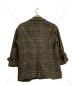 JOHN LAWRENCE SULLIVAN (ジョンローレンスサリバン) チェックツイードオーバーサイズピージャケット ブラウン サイズ:４４：13000円