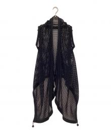 me ISSEY MIYAKE（ミーイッセイ ミヤケ）の古着「ニットカーディガン」｜ブラック