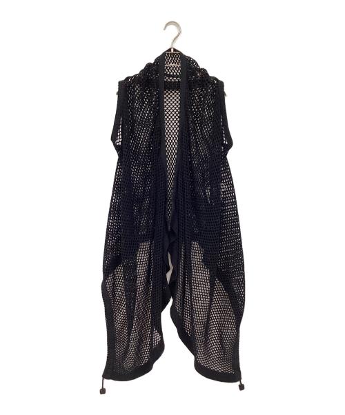 me ISSEY MIYAKE（ミーイッセイ ミヤケ）me ISSEY MIYAKE (ミーイッセイ ミヤケ) ニットカーディガン ブラック サイズ:表記なし 未使用品の古着・服飾アイテム