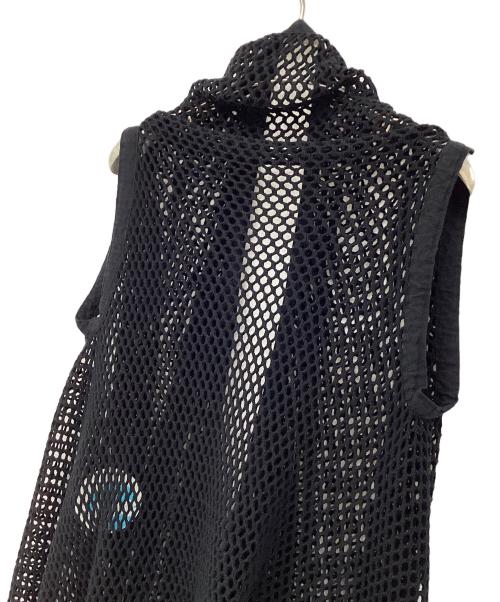 me ISSEY MIYAKE（ミーイッセイ ミヤケ）me ISSEY MIYAKE (ミーイッセイ ミヤケ) ニットカーディガン ブラック サイズ:表記なし 未使用品の古着・服飾アイテム