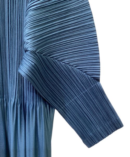 PLEATS PLEASE（プリーツプリーズ）PLEATS PLEASE (プリーツプリーズ) プリーツワンピース ネイビー サイズ:2の古着・服飾アイテム