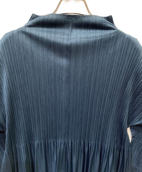 PLEATS PLEASE（プリーツプリーズ）PLEATS PLEASE (プリーツプリーズ) プリーツワンピース ネイビー サイズ:2の古着・服飾アイテム