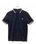 FRED PERRY（フレッドペリー）の古着「ポロシャツ」｜ブラック×ホワイト