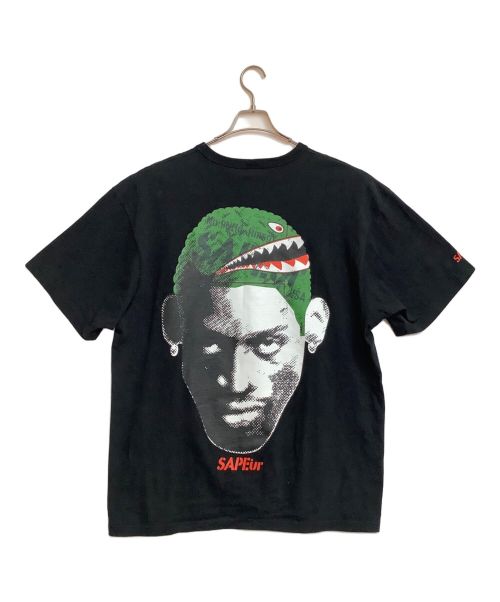 SAPEur（サプール）SAPEur (サプール) シャークマスク半袖カットソー ブラック サイズ:XLの古着・服飾アイテム