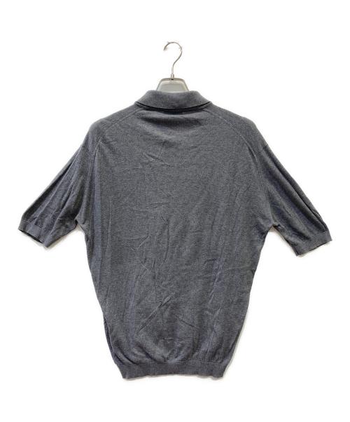 JOHN SMEDLEY（ジョンスメドレー）JOHN SMEDLEY (ジョンスメドレー) 半袖ポロシャツ グレー サイズ:Mの古着・服飾アイテム