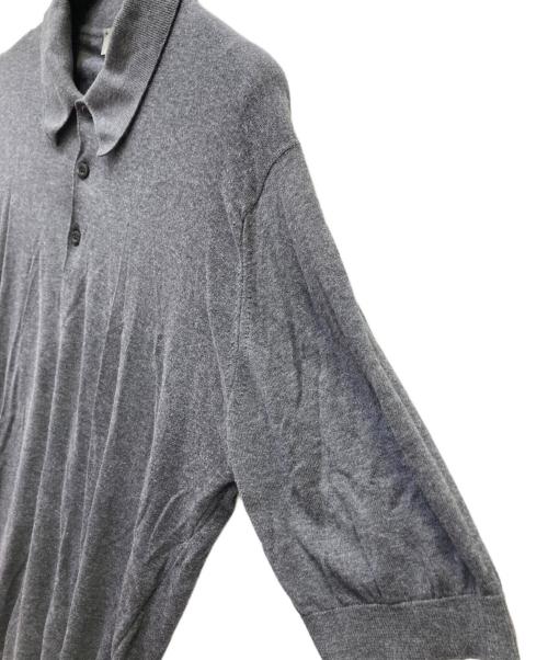 JOHN SMEDLEY（ジョンスメドレー）JOHN SMEDLEY (ジョンスメドレー) 半袖ポロシャツ グレー サイズ:Mの古着・服飾アイテム