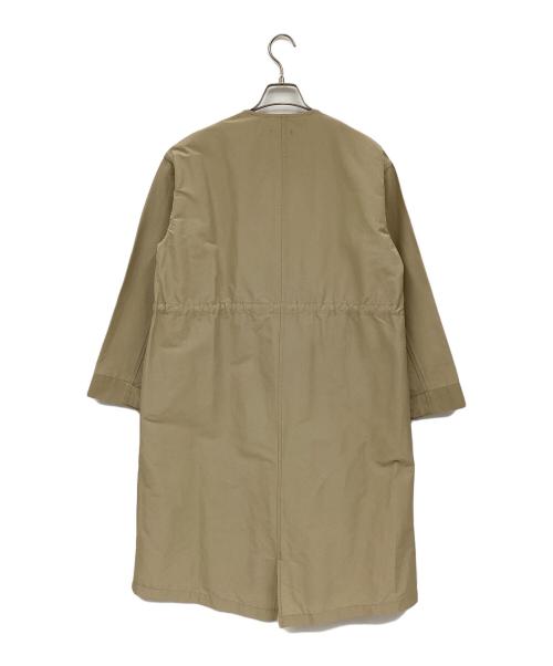 ourhome（アワホーム）ourhome (アワホーム) 頼れるノーカラーコート カーキ サイズ:FREEの古着・服飾アイテム